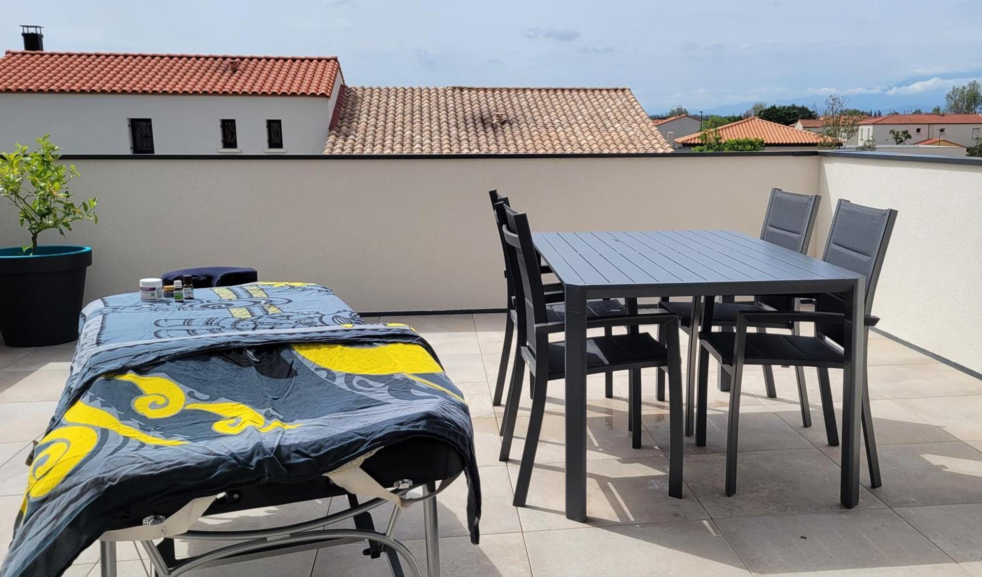 Studio Vue Montagne Rivesaltes Exterior foto